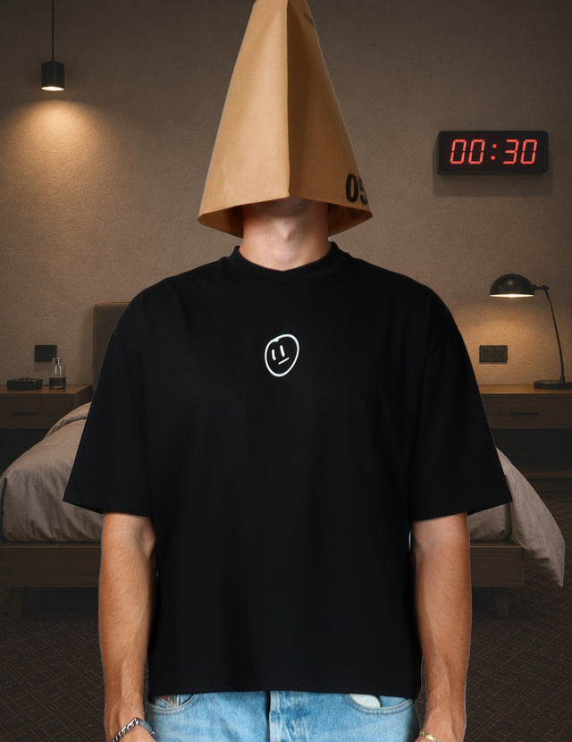 Camiseta negra de 30 segundos