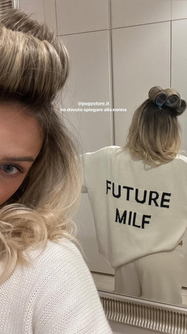 Milf Crop Sweater