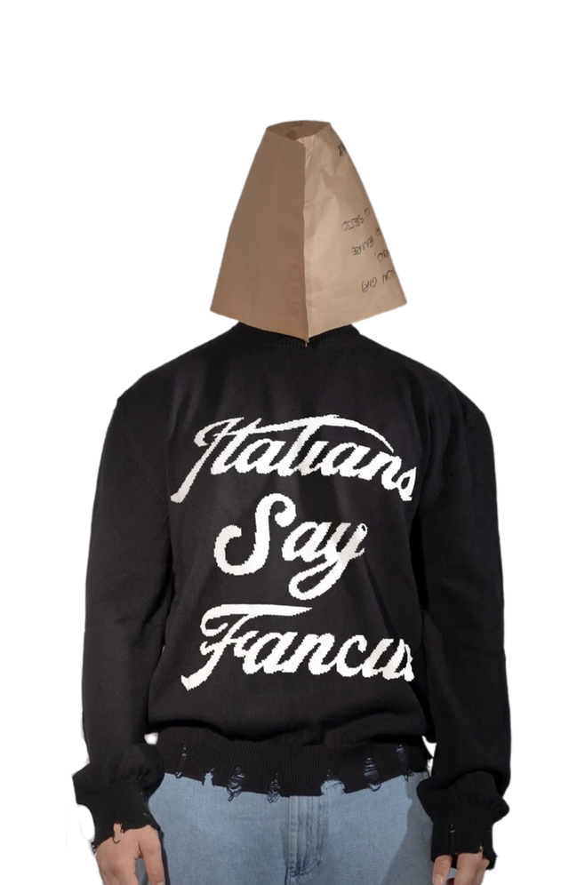 Italians Destroyed Sweater