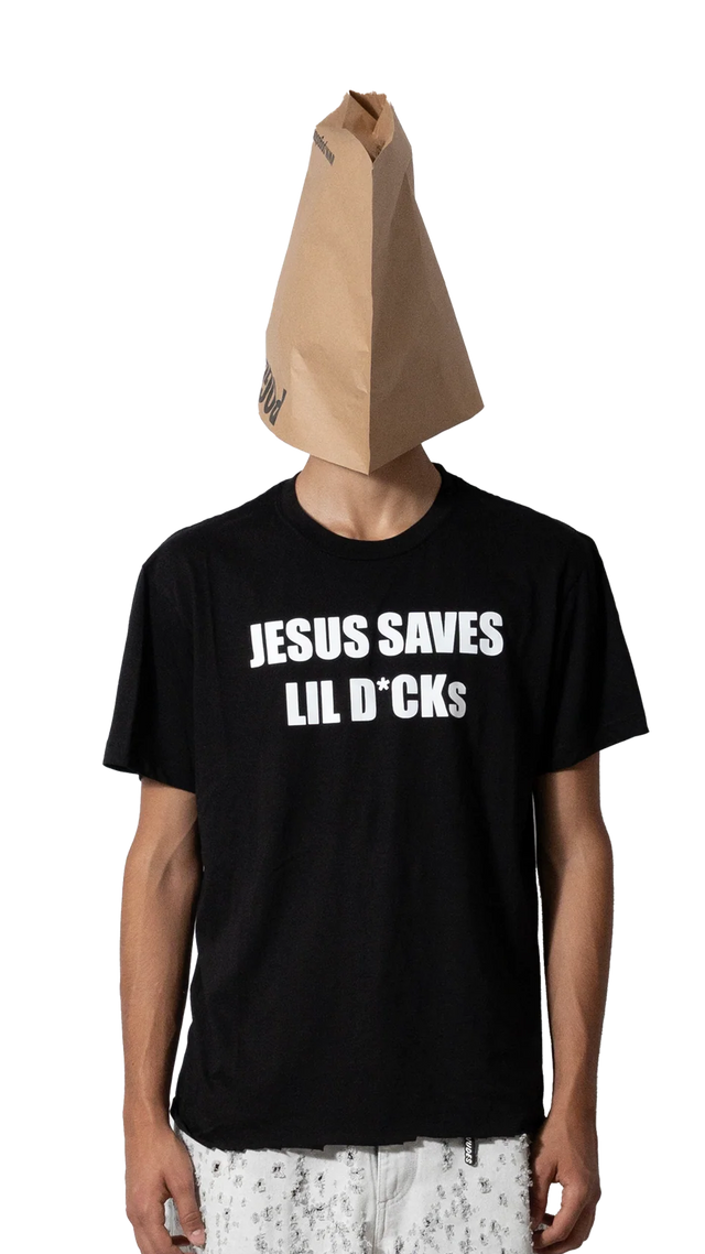 Jesús salva la camiseta negra