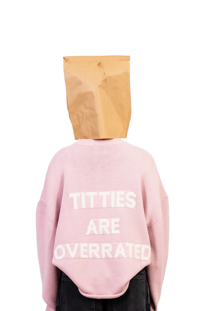Titties Crop Sweater