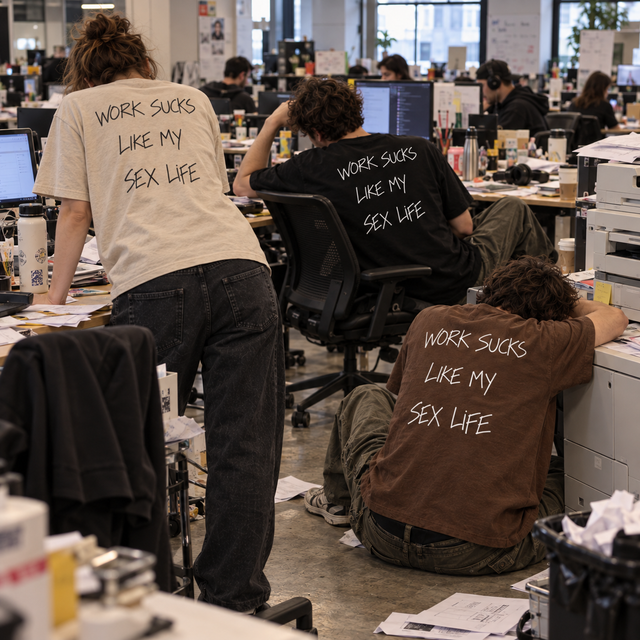 Work Sucks Like My Sex Life Tee