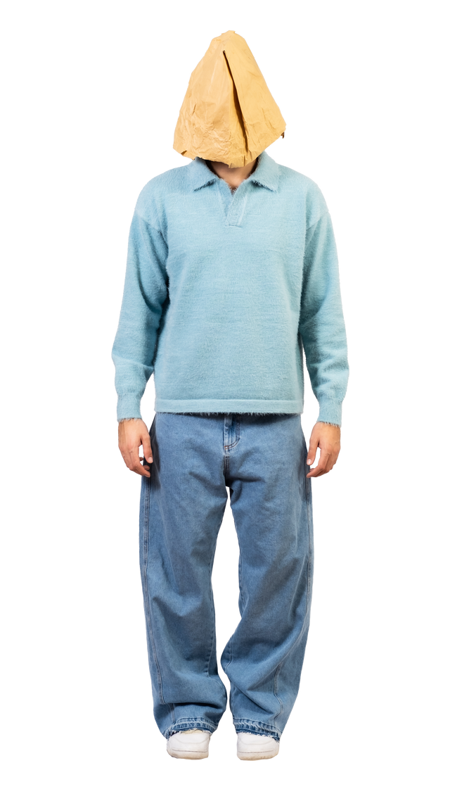 Hard Light Blue Polo Piuma - Pogostore.it