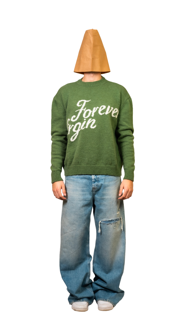 Virgin Wood Green Sweater - Pogostore.it