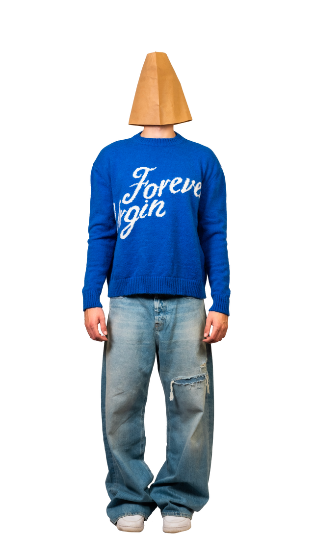 Virgin Electric Blue Sweater - Pogostore.it