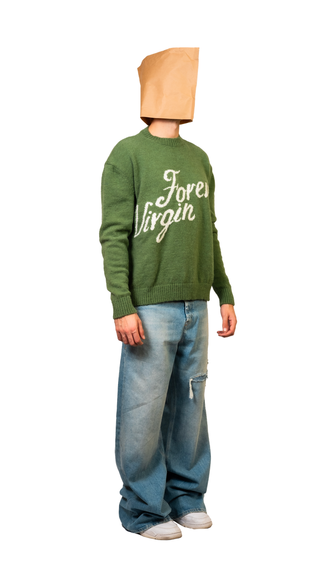 Virgin Wood Green Sweater - Pogostore.it