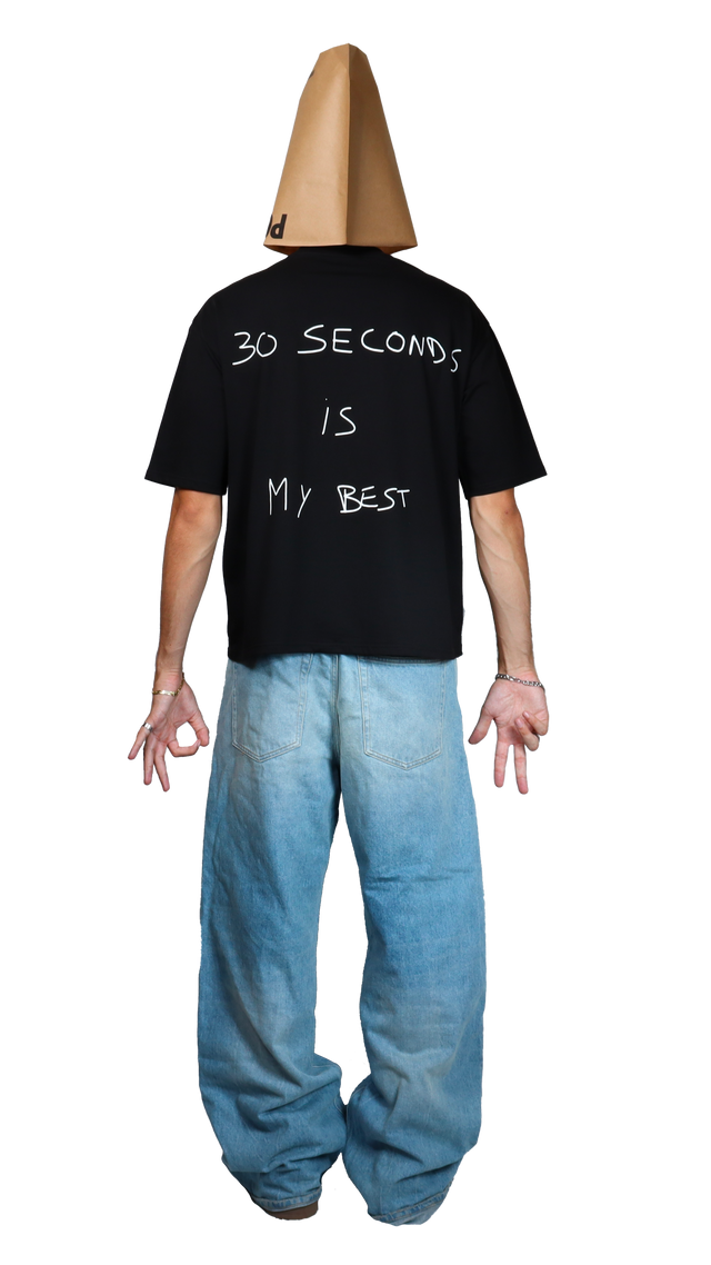 30 Seconds Black Tee