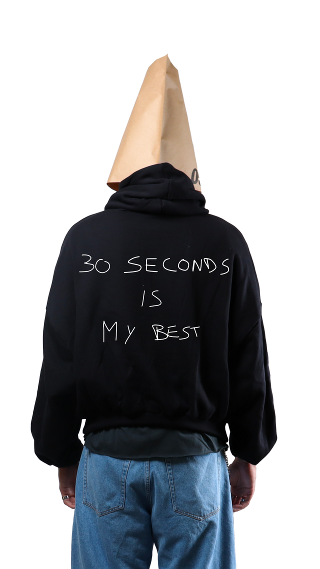 30 seconds Black Hoodie