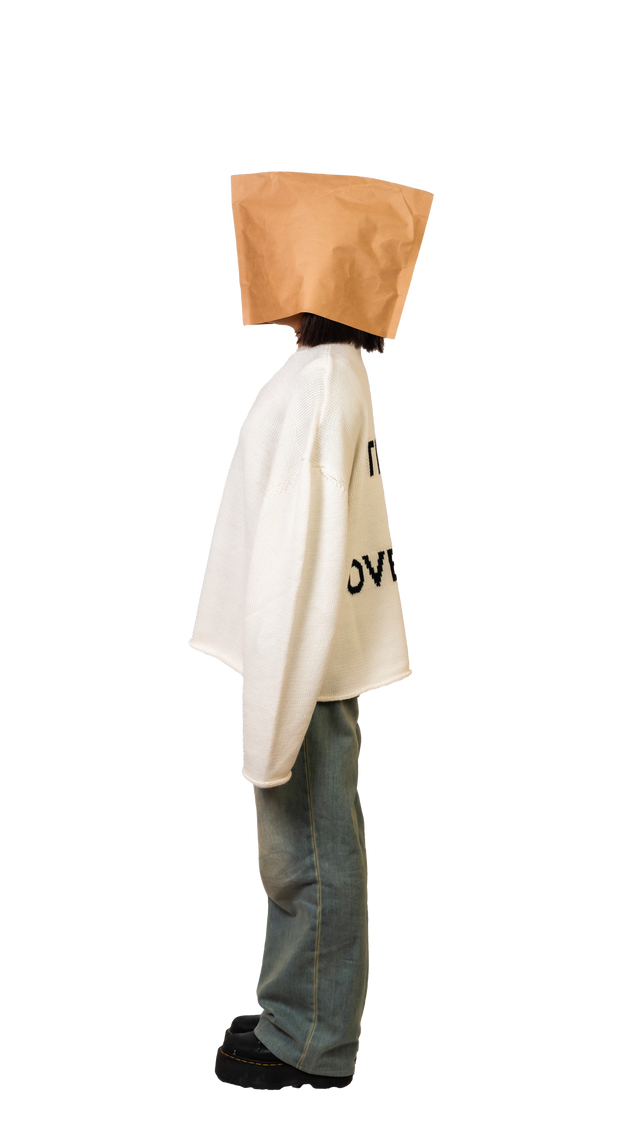 Titties White Crop Sweater - Pogostore.it