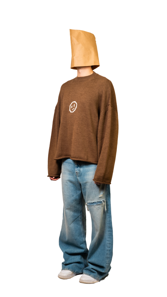 Hard Brown Crop Sweater - Pogostore.it