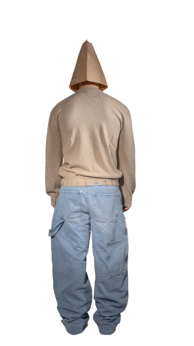 Italians Beige Destroyed Sweater - Pogostore.it