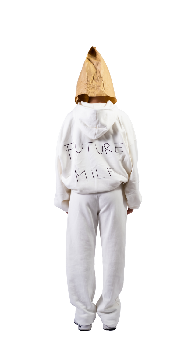 Future Milf Cream Essential Hoodie - Pogostore.it