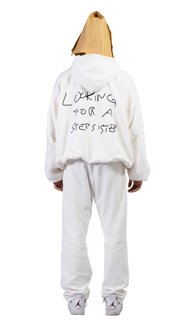 Stepsister Cream Essential Hoodie