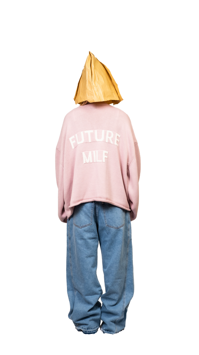 Milf Pink Crop Sweater - Pogostore.it