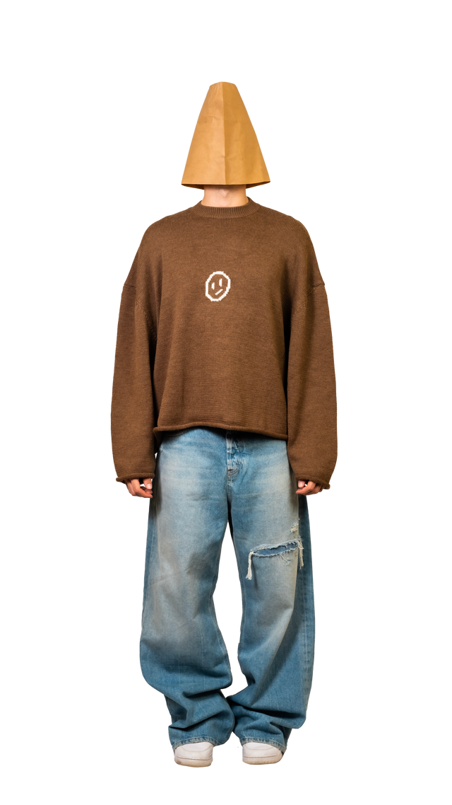 Hard Brown Crop Sweater - Pogostore.it