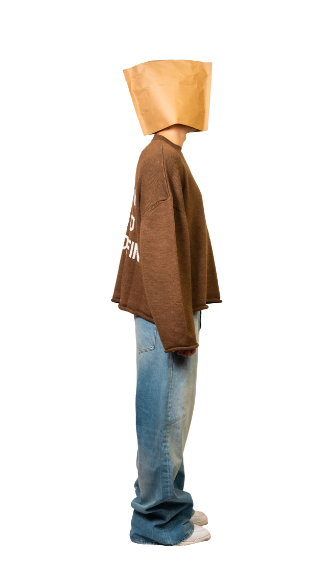 Hard Brown Crop Sweater - Pogostore.it