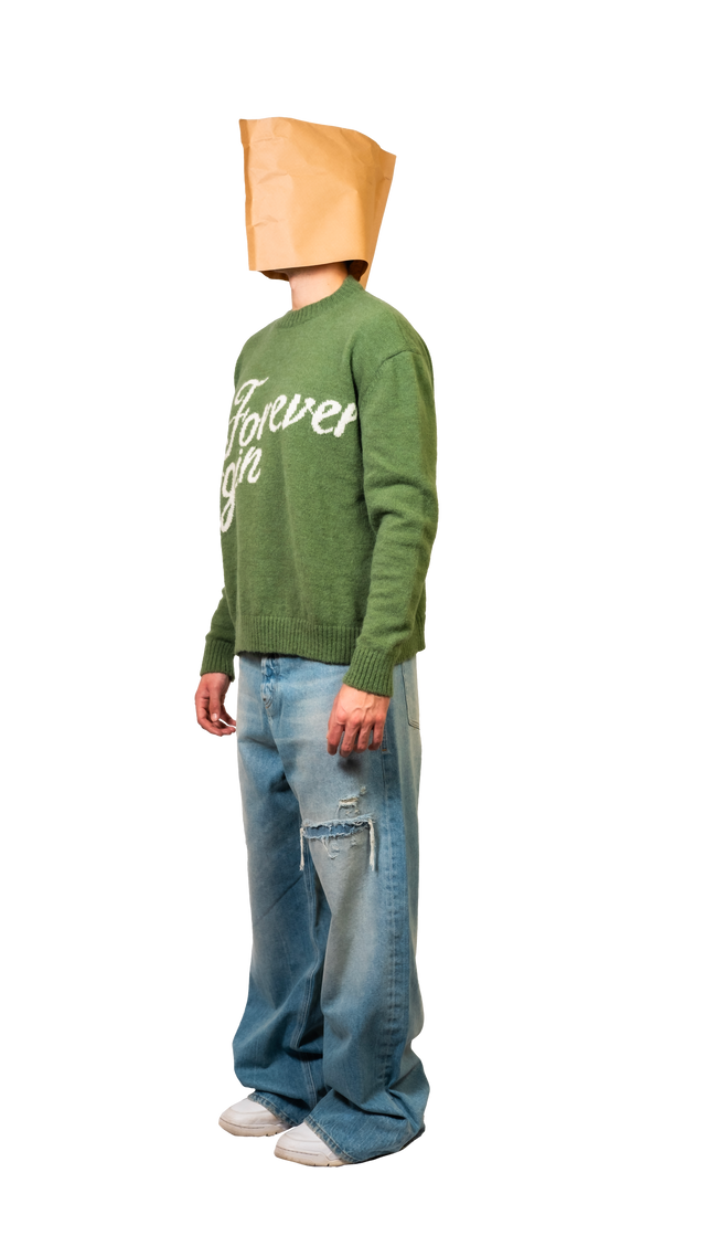 Virgin Wood Green Sweater - Pogostore.it