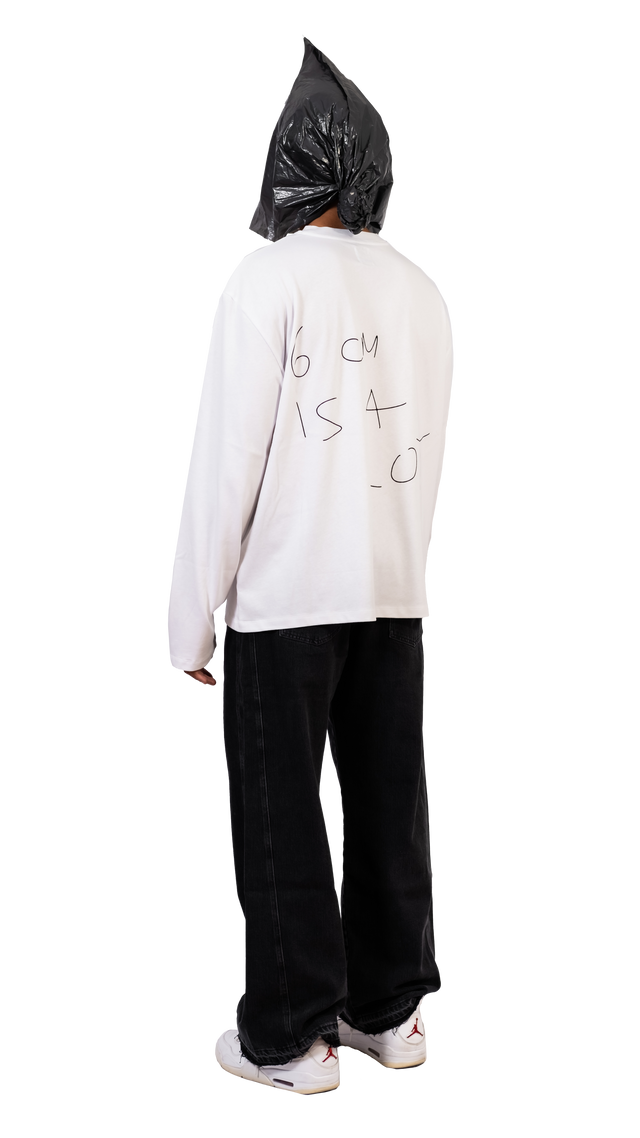 6cm White Longsleeve - Pogostore.it