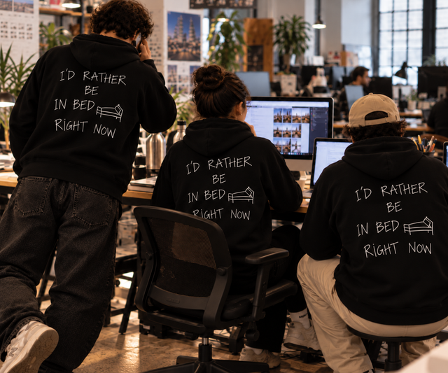Be in Bed Hoodie