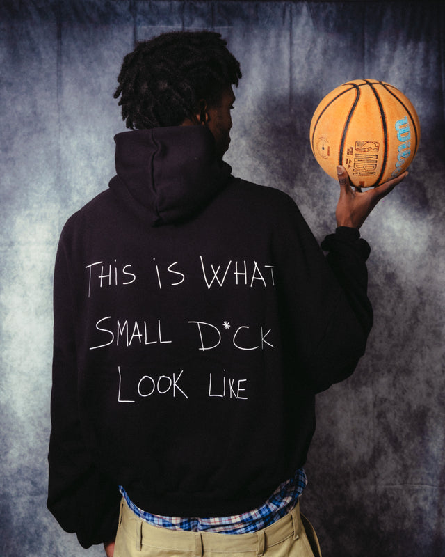 Small D*ck Black Hoodie