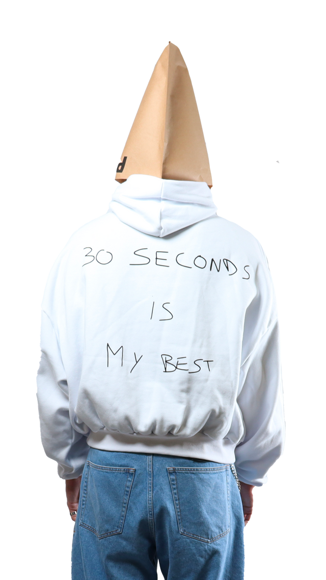 30 seconds White Hoodie