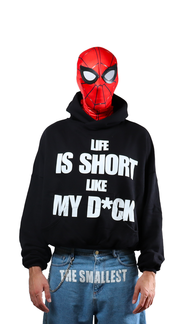 Life Is Short Black Hoodie