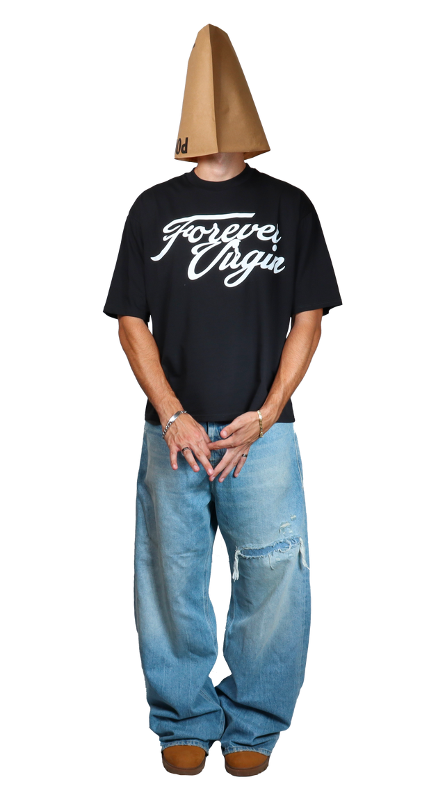 Forever Virgin Black Tee