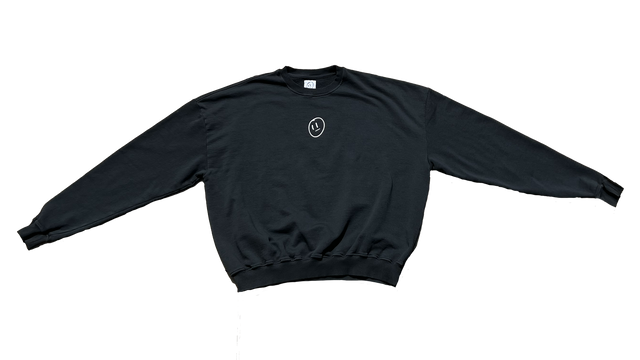 Stepsister Washed Black Crewneck - Pogostore.it