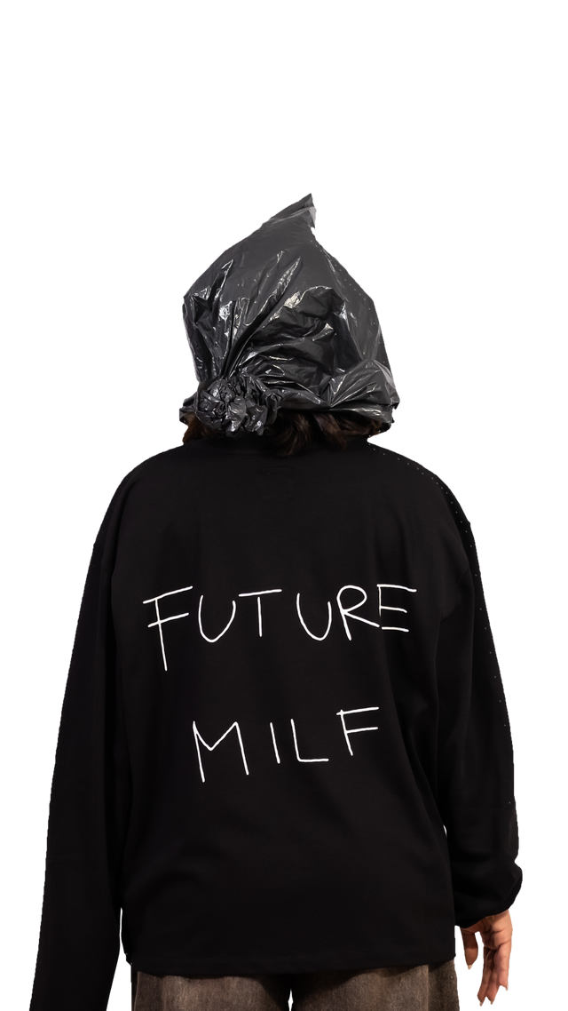 Future Milf manga larga negra