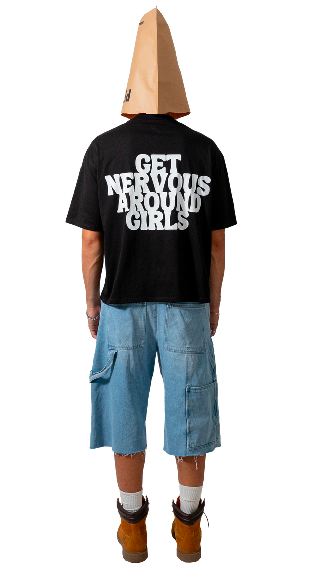 Get Nervous Black Tee