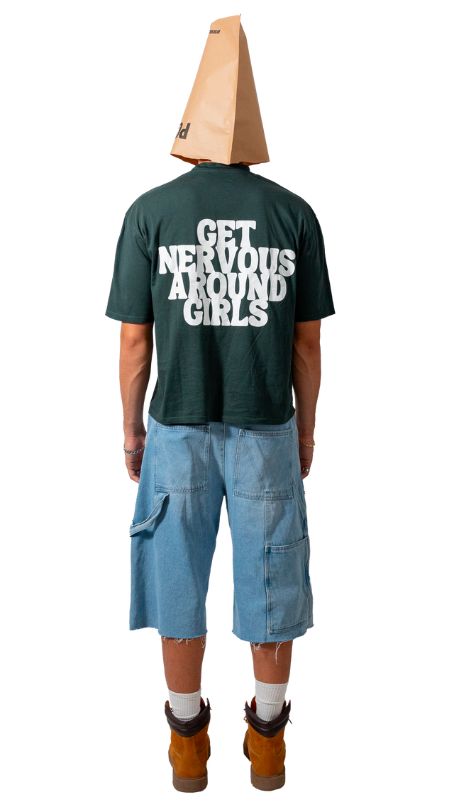 Get Nervous Forest Green Tee