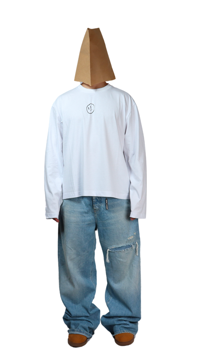 Terrified White Longsleeve