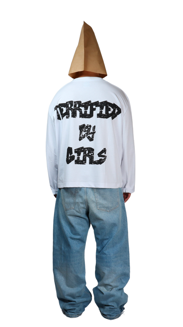 Terrified White Longsleeve