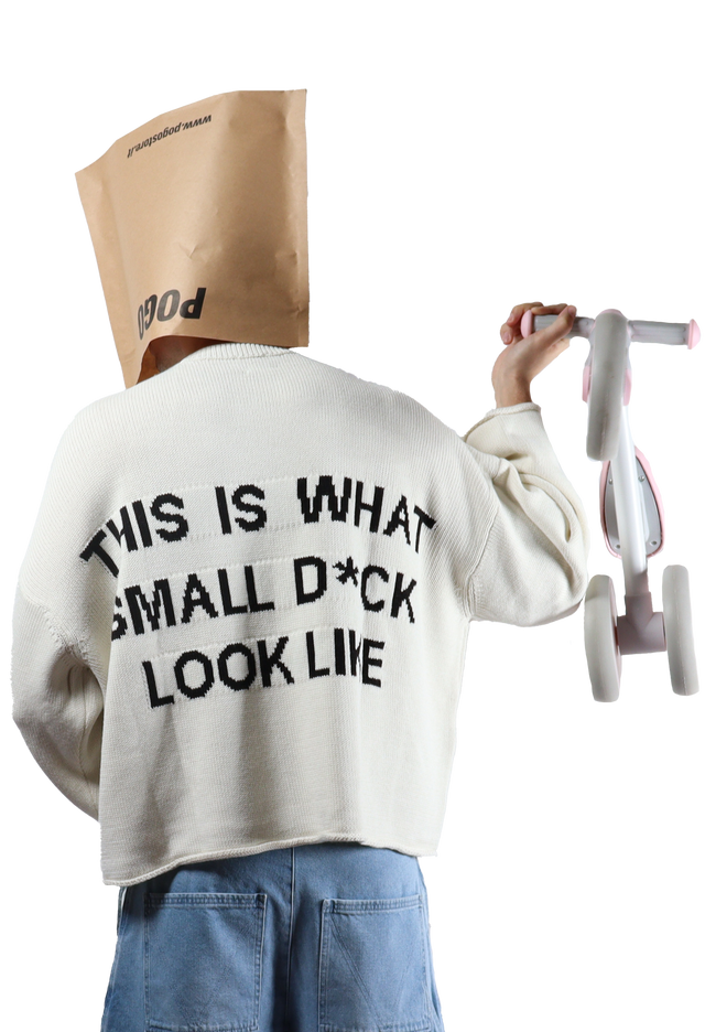 Small D*ck Crop Sweater