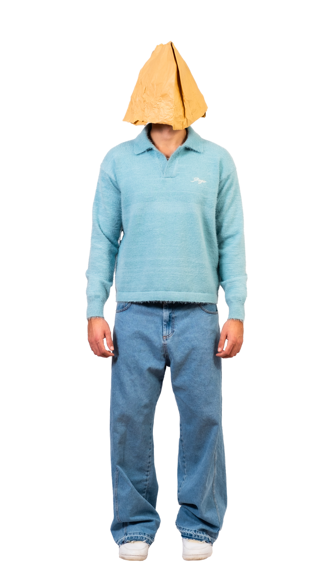 Solo Logo Light Blue Polo Piuma - Pogostore.it