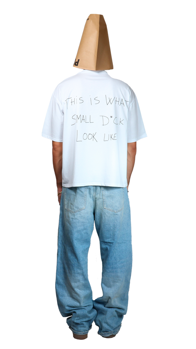 Small D*ck White Tee