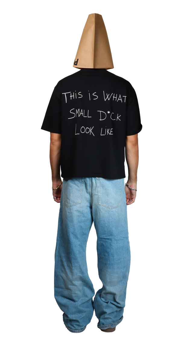 Small D*ck Black Tee