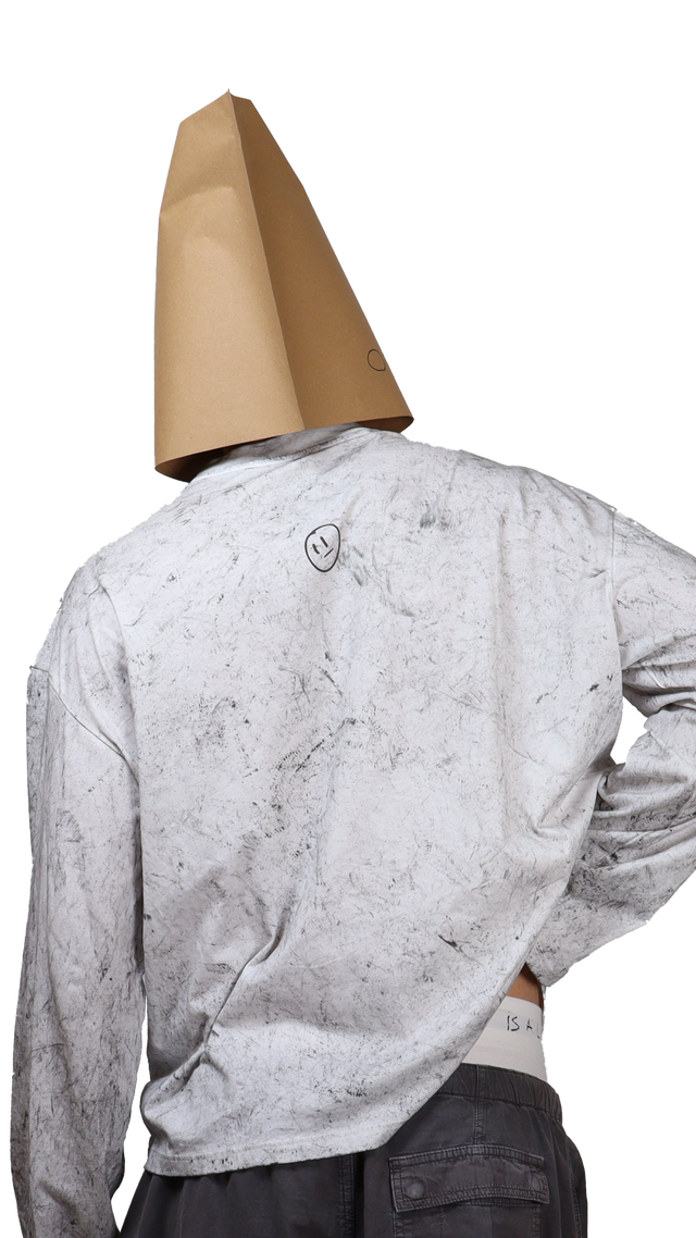 Eye contact Scratched Marble Longsleeve