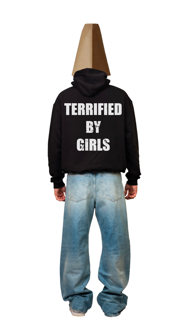 Terrified Black Hoodie