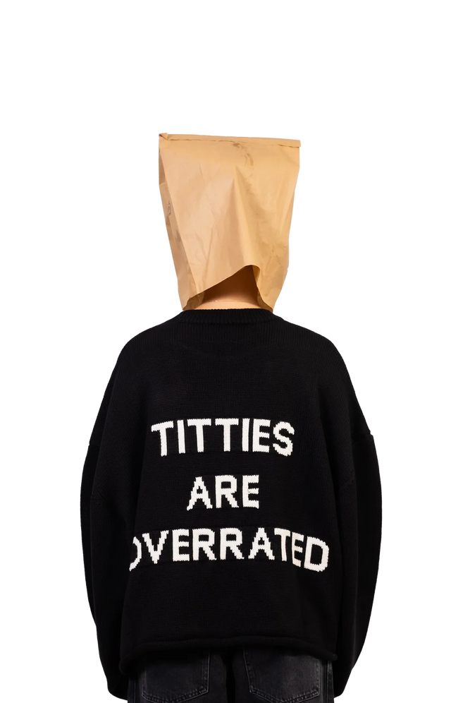 Titties Crop Sweater